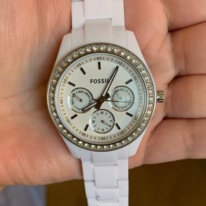 Woman’s fossil watch